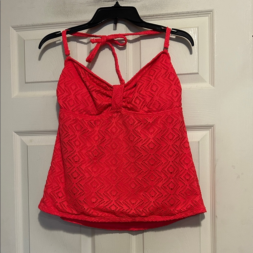 Catalina Tankini Top Size Large (12-14) Pink
